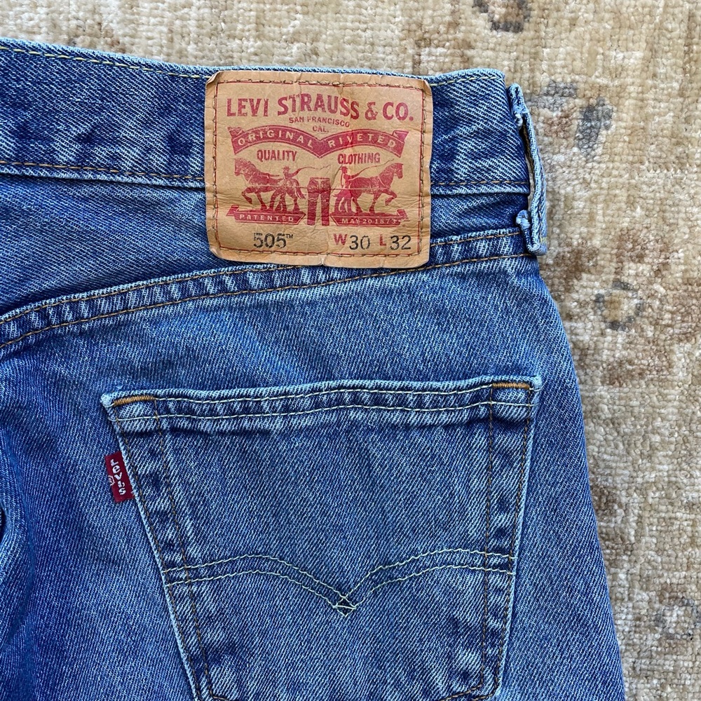 Vintage Levi’s 505 Staight leg Jeans Size 30 x 32 - Picture 8 of 11